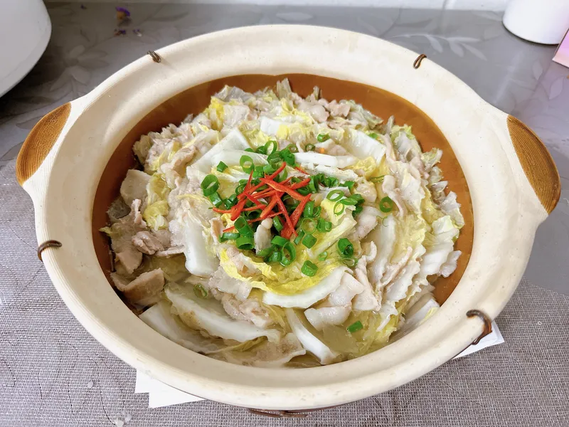 Napa Cabbage & Pork Hotpot