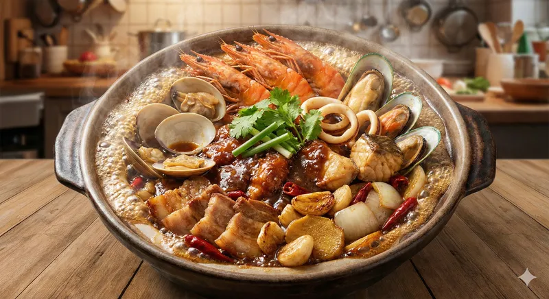 Seafood Claypot